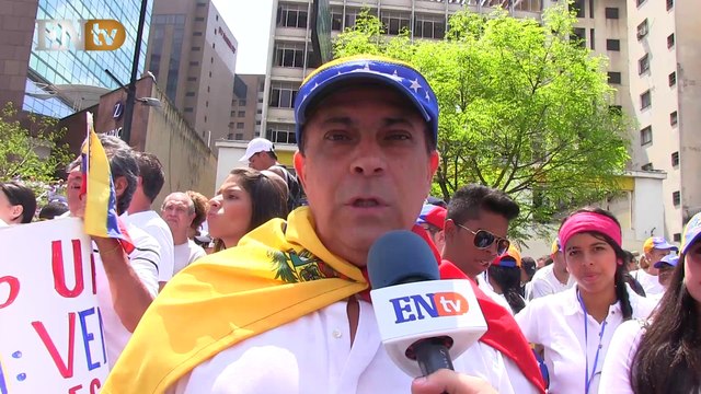 Venezolanos mostraron su apoyo a Leopoldo López