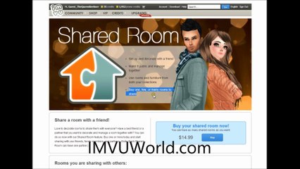 IMVU Shared Room