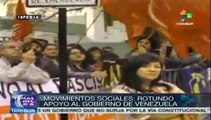 Organizaciones sociales en Chile apoyan a gobierno venezolano