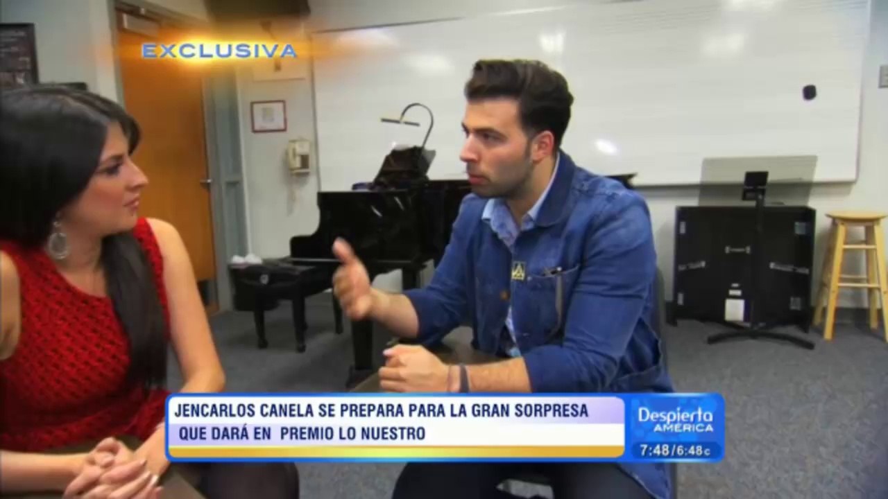 Jencarlos Canela se prepara para en Premio Lo Nuestro