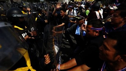 Thai protests end in violence and deaths