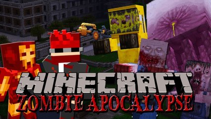 Minecraft: Zombie Apocalypse - Ep.03 "ARSE FACE GHAST!" w/ CSquared