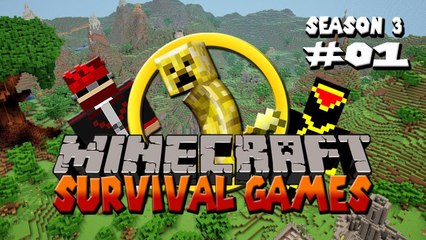 Minecraft: Survival Games (Season 3) - Ep 1 "Go! Go! Power Rangers!" w/ Murdoch