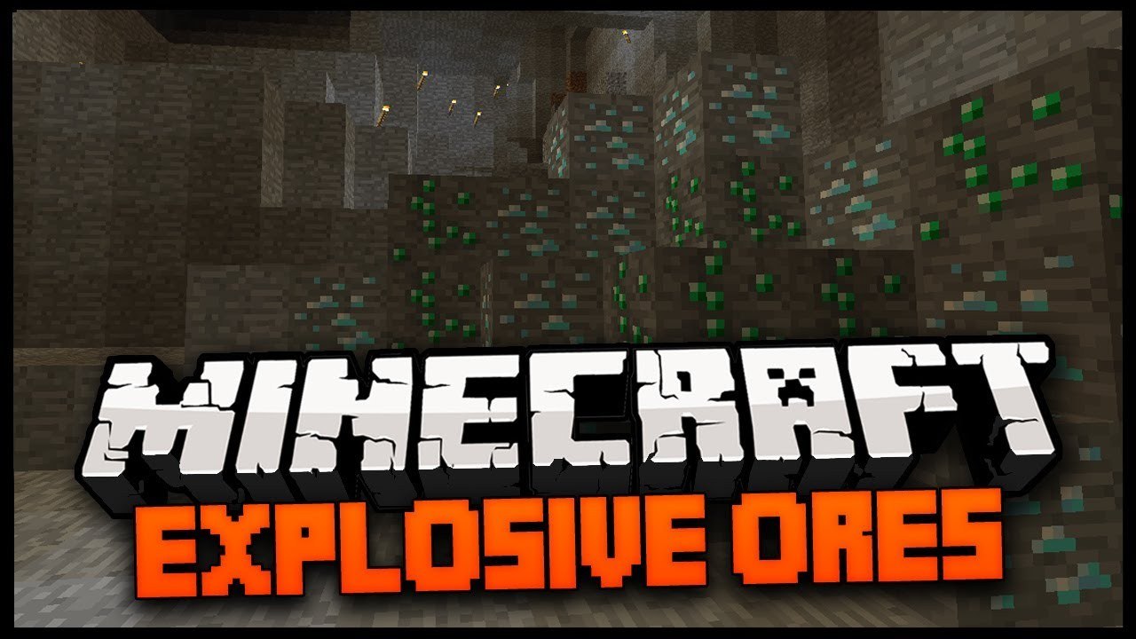 Minecraft Mod Spotlight: EXPLOSIVE ORES MOD 1.7.2 - MINECRAFT PRANK MOD!