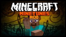 Minecraft Mod Spotlight - MINETUNES MOD 1.7.2 - CREATE AMAZING MUSIC !!