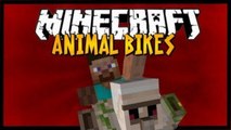 Minecraft Mod Spotlight - Animal Bikes - 1.7.4 - RIDEABLE ENDER DRAGON, SHEEP, BATS, CHICKENS   MORE