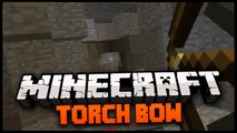 Minecraft Mod Spotlight: TORCH BOW MOD! 1.6.2 - FIRE TORCHES INTO THE DARKNESS!