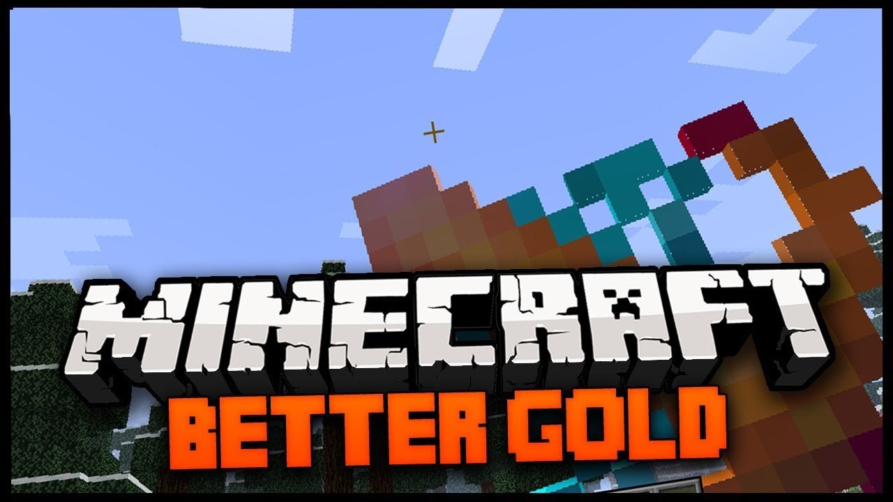 Minecraft Mod Spotlight: BETTER GOLD MOD 1.6.2 - AMAZING MINECRAFT WEAPONS!