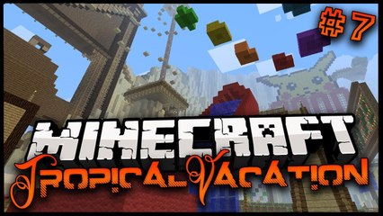 Minecraft: ( Epic Jump Map ) Tropical Vacation Part 7!