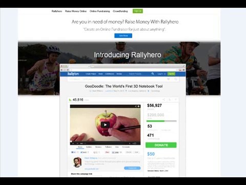 Rallyhero.com - Online Fundraising and Crowdfunding , Raise Money online , crowdfunding website