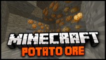 Minecraft Mod Spotlight:  POTATO ORE MOD 1.7.2 - NEW MINECRAFT FOOD ORE!