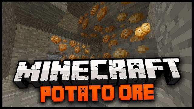 Minecraft Mod Spotlight: POTATO ORE MOD 1.7.2 - NEW MINECRAFT FOOD ORE!