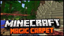 Minecraft Mod Spotlight: DRZHARKS MAGIC CARPET MOD 1.6.2  - I AM JUST LIKE ALADDIN !