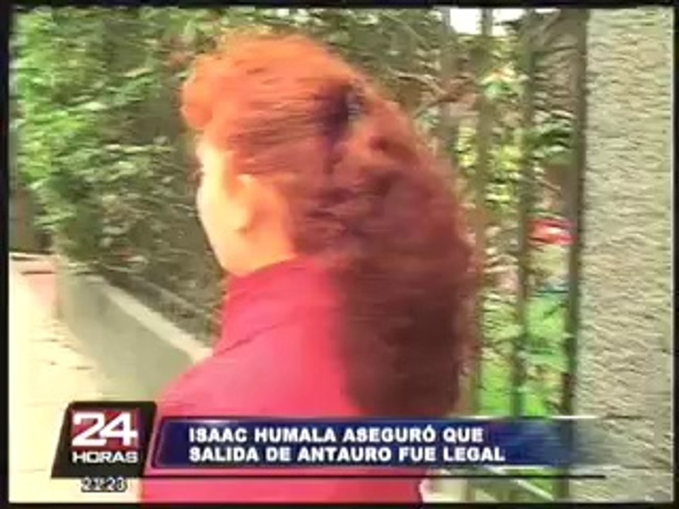 Isaac Humala negó favoritismo para Antauro tras polémica salida del penal