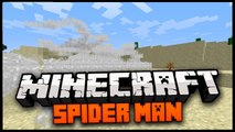 Minecraft Mod Spotlight: SPIDER MAN MOD 1.7.2 - WEB SLINGING ACTION !