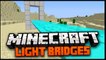 Minecraft Mod Spotlight: LIGHT BRIDGES MOD 1.6.2 - LIGHT DOORS & BRIDGES!