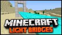 Minecraft Mod Spotlight: LIGHT BRIDGES MOD 1.6.2 - LIGHT DOORS & BRIDGES!