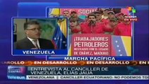 Venezuela no acepta condiciones ni amenazas de EE.UU.: Elías Jaua
