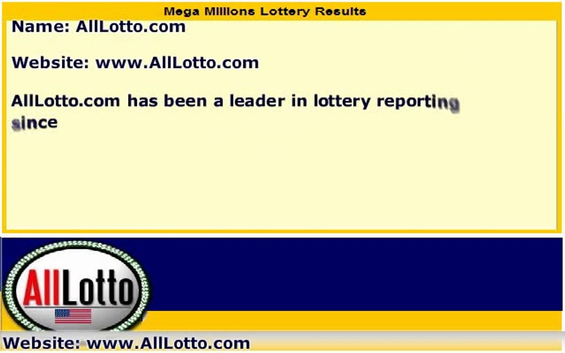 Mega Millions Lottery Drawing Results for February 18, 2014