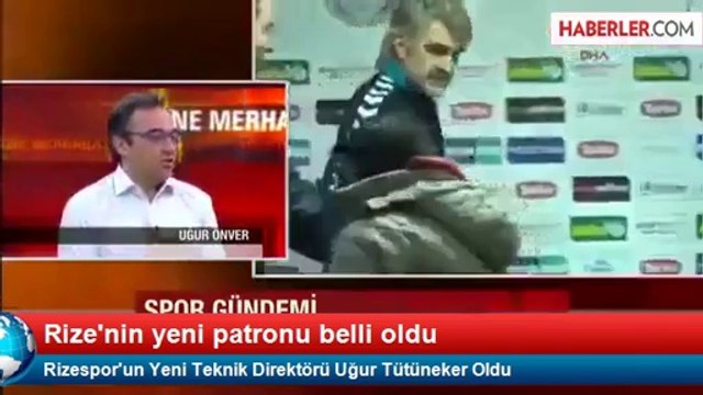 Rizespor'un Yeni Teknik Direktörü Uğur Tütüneker Oldu