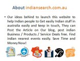 Indian Business Directory, Deals, Blog Australia - Submit Free Listing, Deals, Blog Post.