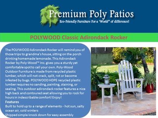 Premium Poly Patios in Millersburg