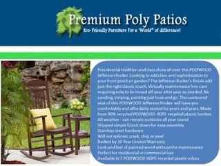 Premium Poly Patios in OH 44654