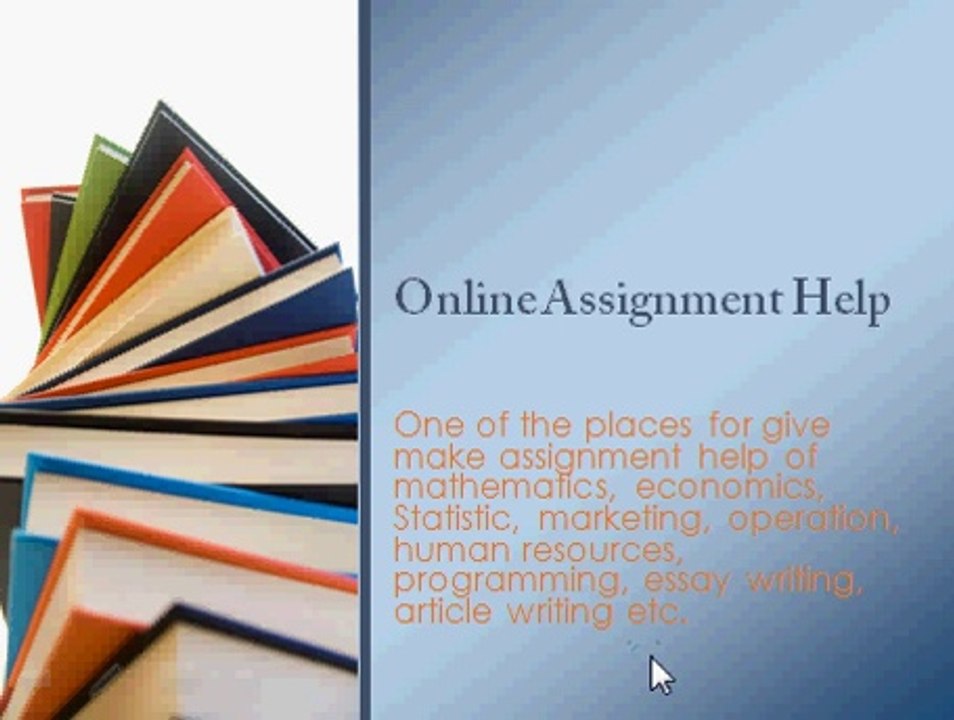 mathematics assignment help