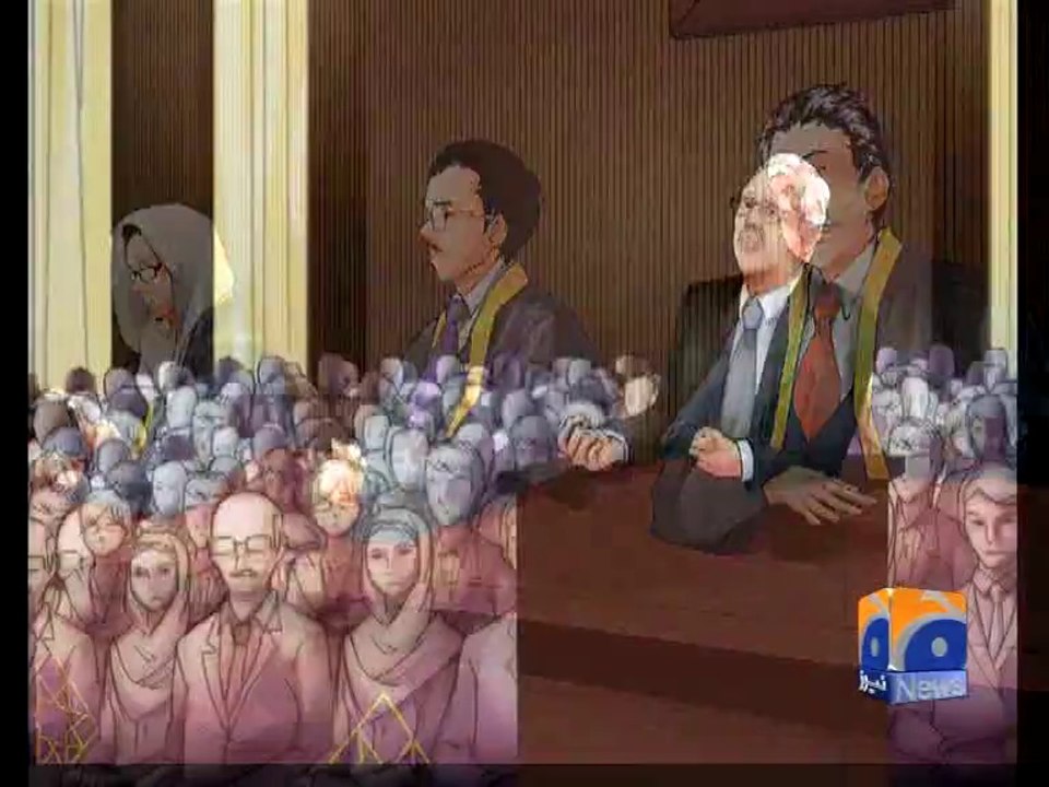 What happened in court with Musharraf?