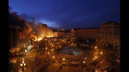 Affrontements à Kiev : "Il me semble entendre des détonations d'armes à feu"