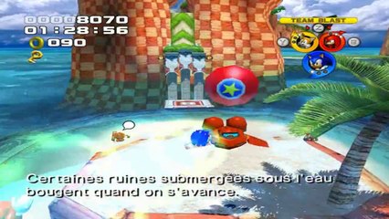 Sonic Heroes - Team Sonic - Étape 01 : Seaside Hill