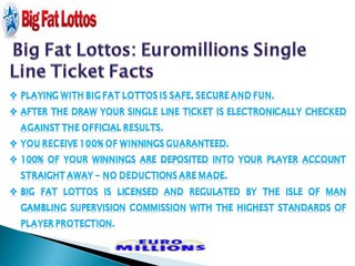 Why Play Online Lottery Game With Big Fat Lottos