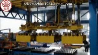 Fully automatic clay brick factory with brick loading and unloading system