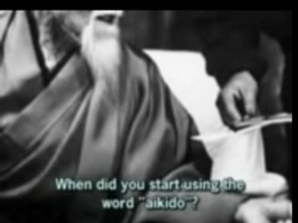 morihei ueshiba INTERVIEW