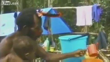 Tribù incontra l'uomo bianco per la prima volta