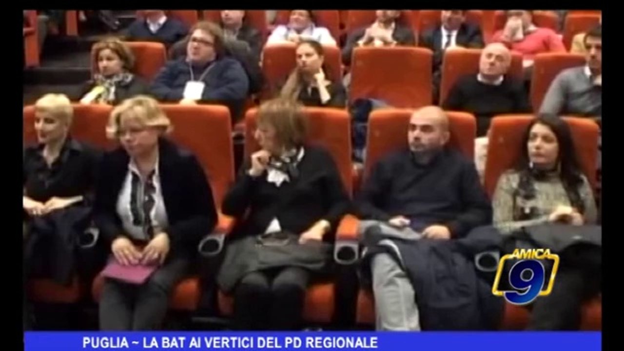 Puglia | La BAT ai vertici del PD Regionale
