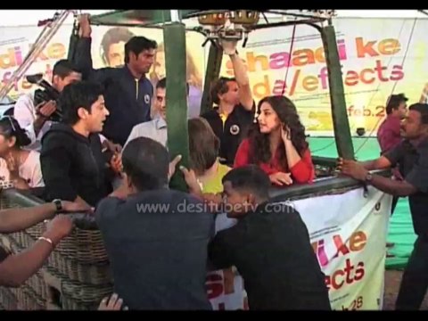 Relive the hot air balloon moment with Vidya & Farhan for Shadi Ke Side Effects