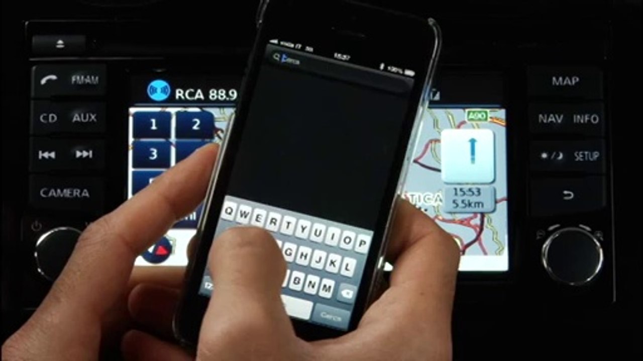 Nissan Note e Google Send to Car