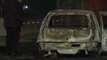 Caivano (NA) - Due cadaveri carbonizzati in auto data alle fiamme -1- (18.02.14)