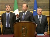 Roma - Le consultazioni di Matteo Renzi  NCD (18.02.14)