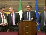 Roma - Le consultazioni di Matteo Renzi  SVP PATT (18.02.14)