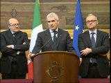 Roma - Le consultazioni di Matteo Renzi. PI (Popolari per l'Italia, UDC) (18.02.14)