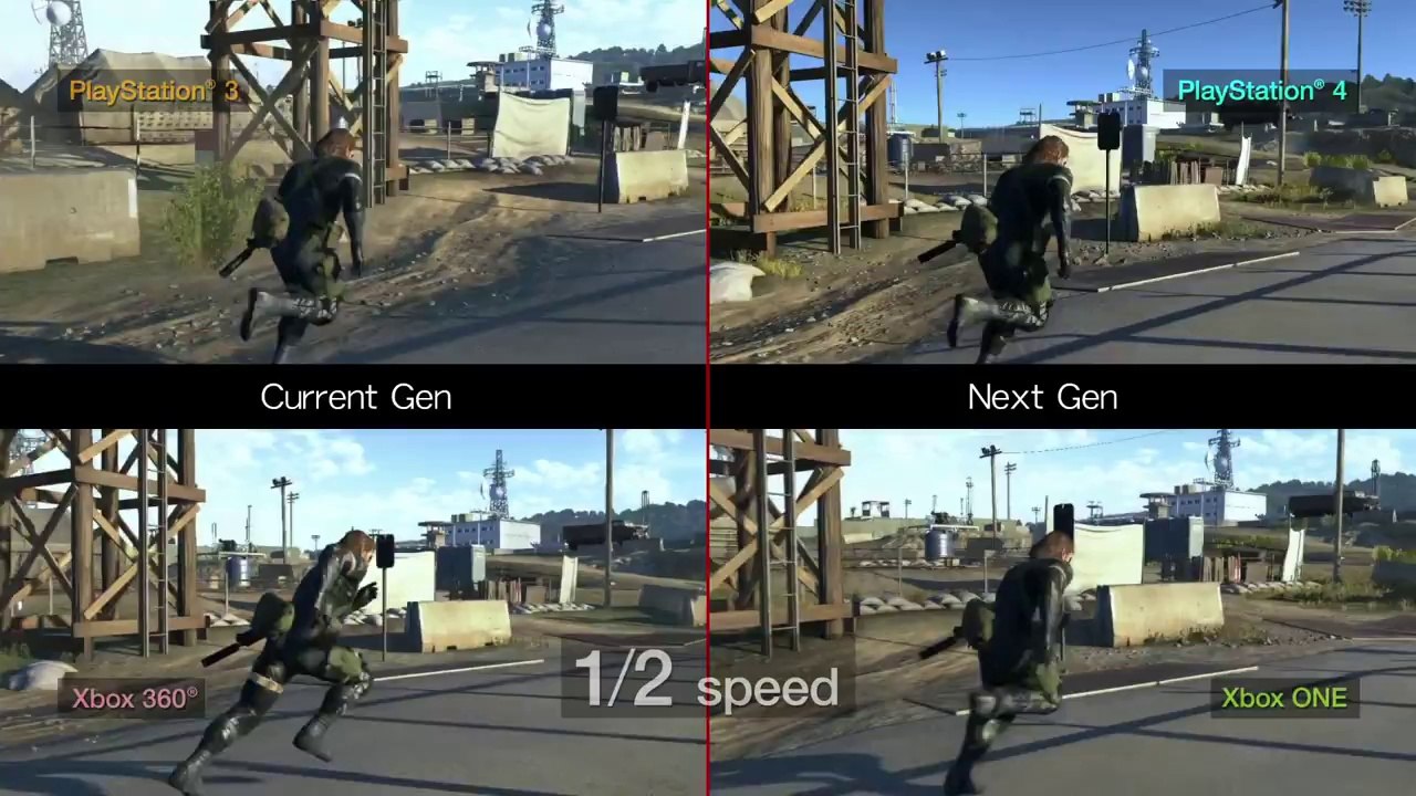 Metal Gear Solid V Ground Zeroes Console Quality Comparison