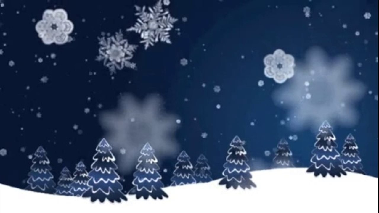 CHANSON La Neige Tombe ~  Snow is Falling