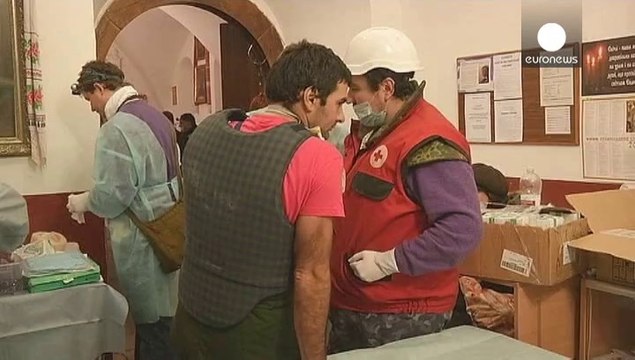 Ukraine: St Michael's Cathedral, refuge and field hospital for Kyiv protesters