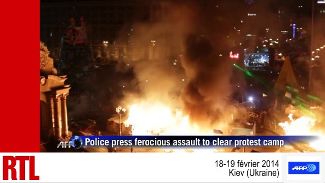 VIDÉO - Kiev : affrontements sanglants entre policiers et manifestants
