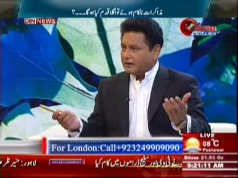 Pakistan Online with PJ Mir (Muzakrat Nakaam Hue To Agla Kadam Kya Ho Ga ?) 19th February 2014 Part-1