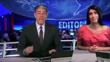 William Bonner é corrigido ao vivo