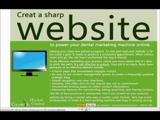 Dental Web Marketing - The Ultimate Dental Marketing Plan