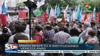 Latinoamérica se solidariza con Venezuela ante brotes de violencia